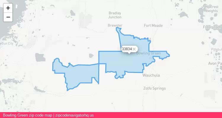 Bowling Green City is a small town located Florida, in the South region of the United States, and its official zip code is 33834. Bowling Green city more data from ValidUsapostalcodes | ValidUsapostalcodes
