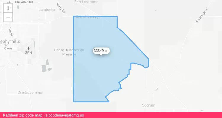 Kathleen City is a small town located Florida, in the South region of the United States, and its official zip code is 33849. Kathleen city more data from ValidUsapostalcodes | ValidUsapostalcodes