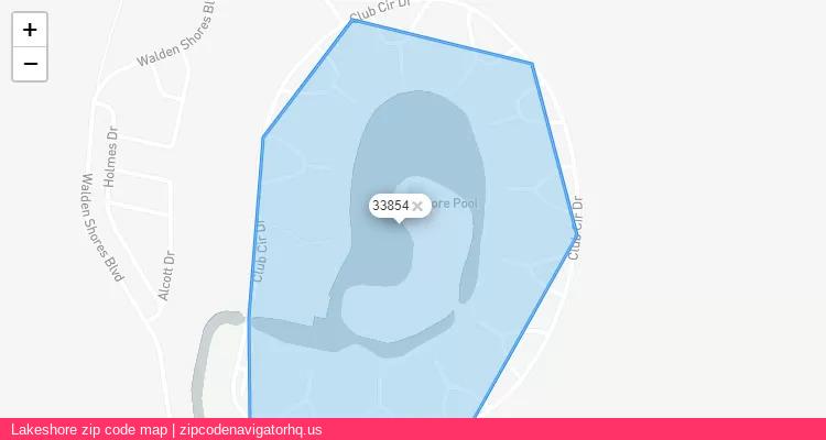Lakeshore City is a small town located Florida, in the South region of the United States, and its official zip code is 33854. Lakeshore city more data from ValidUsapostalcodes | ValidUsapostalcodes