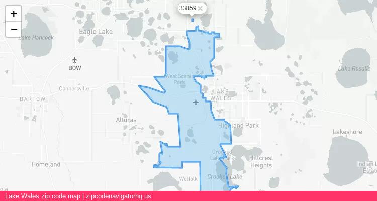 Lake Wales City is a small town located Florida, in the South region of the United States, and its official zip code is 33859. Lake Wales city more data from ValidUsapostalcodes | ValidUsapostalcodes