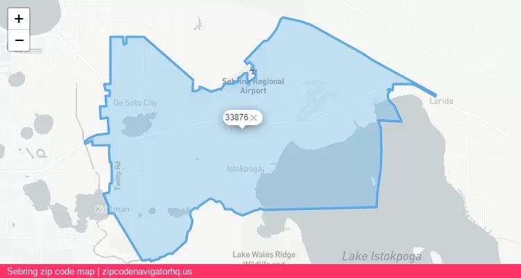 Sebring City is a small town located Florida, in the South region of the United States, and its official zip code is 33876. Sebring city more data from ValidUsapostalcodes | ValidUsapostalcodes