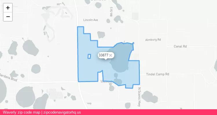 Waverly City is a small town located Florida, in the South region of the United States, and its official zip code is 33877. Waverly city more data from ValidUsapostalcodes | ValidUsapostalcodes