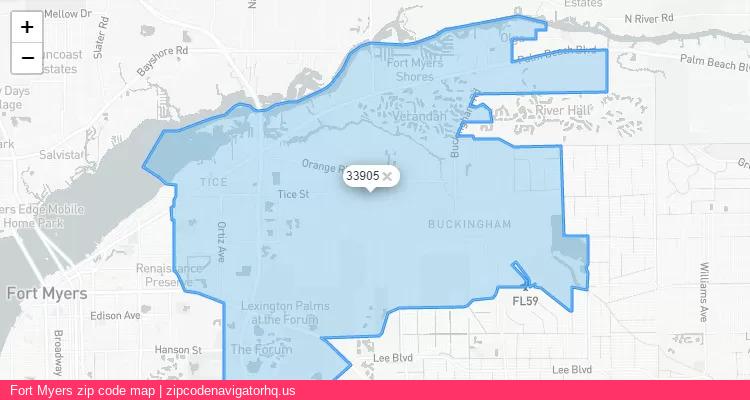 Fort Myers City is a small town located Florida, in the South region of the United States, and its official zip code is 33905. Fort Myers city more data from ValidUsapostalcodes | ValidUsapostalcodes