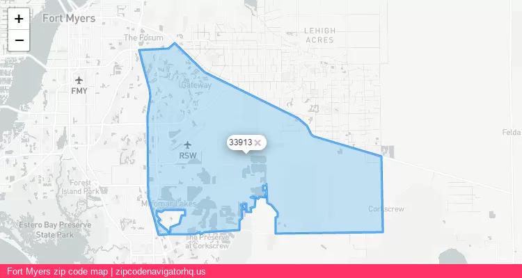 Fort Myers City is a small town located Florida, in the South region of the United States, and its official zip code is 33913. Fort Myers city more data from ValidUsapostalcodes | ValidUsapostalcodes