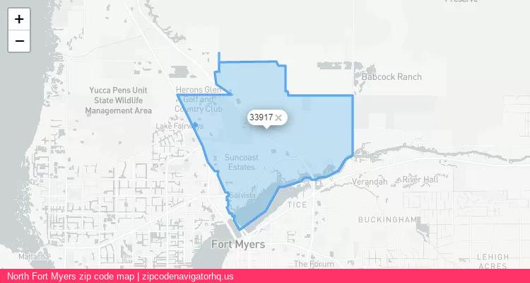 North Fort Myers City is a small town located Florida, in the South region of the United States, and its official zip code is 33917. North Fort Myers city more data from ValidUsapostalcodes | ValidUsapostalcodes