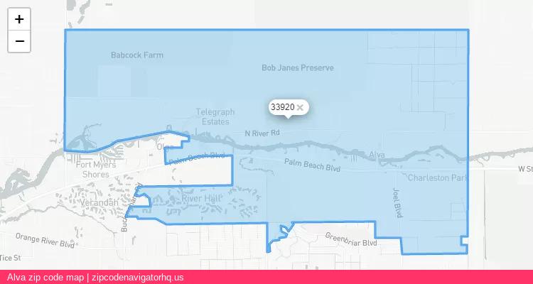 Alva City is a small town located Florida, in the South region of the United States, and its official zip code is 33920. Alva city more data from ValidUsapostalcodes | ValidUsapostalcodes