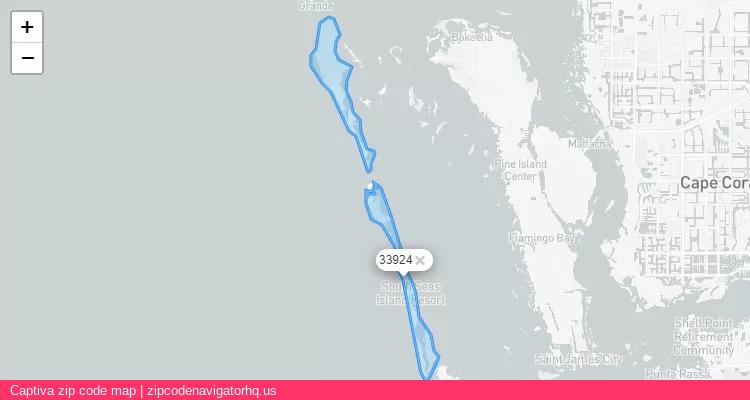 Captiva City is a small town located Florida, in the South region of the United States, and its official zip code is 33924. Captiva city more data from ValidUsapostalcodes | ValidUsapostalcodes