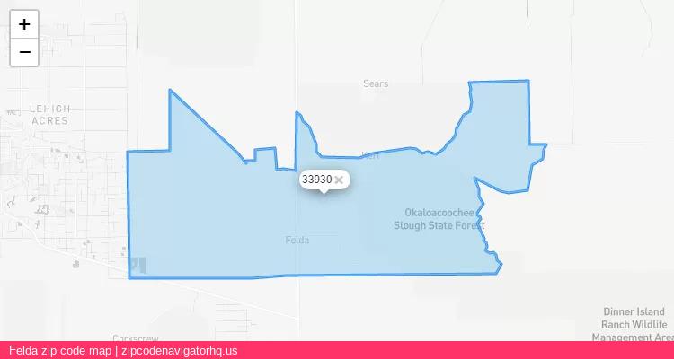 Felda City is a small town located Florida, in the South region of the United States, and its official zip code is 33930. Felda city more data from ValidUsapostalcodes | ValidUsapostalcodes