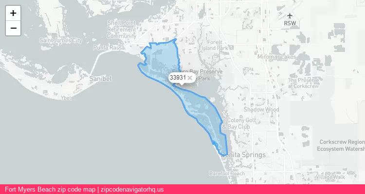 Fort Myers Beach City is a small town located Florida, in the South region of the United States, and its official zip code is 33931. Fort Myers Beach city more data from ValidUsapostalcodes | ValidUsapostalcodes