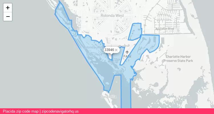 Placida City is a small town located Florida, in the South region of the United States, and its official zip code is 33946. Placida city more data from ValidUsapostalcodes | ValidUsapostalcodes