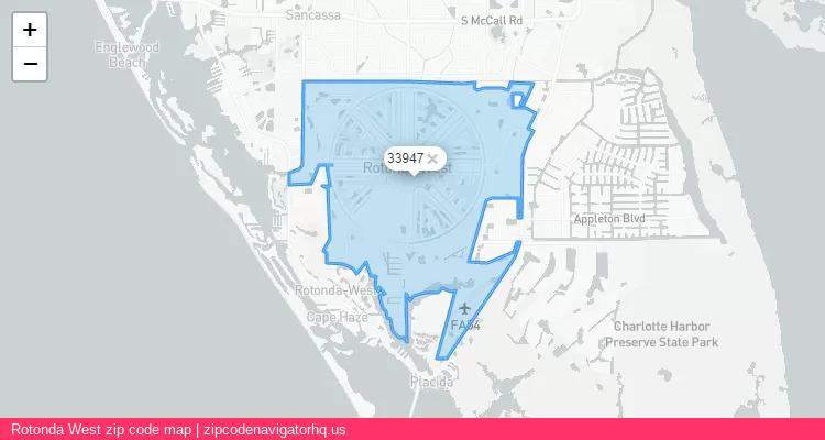 Rotonda West City is a small town located Florida, in the South region of the United States, and its official zip code is 33947. Rotonda West city more data from ValidUsapostalcodes | ValidUsapostalcodes