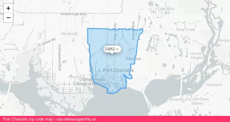 Port Charlotte City is a small town located Florida, in the South region of the United States, and its official zip code is 33952. Port Charlotte city more data from ValidUsapostalcodes | ValidUsapostalcodes