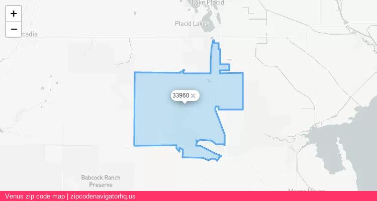 Venus City is a small town located Florida, in the South region of the United States, and its official zip code is 33960. Venus city more data from ValidUsapostalcodes | ValidUsapostalcodes