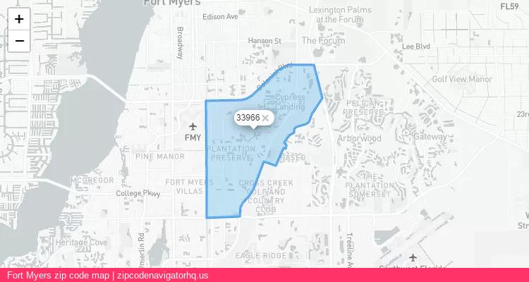 Fort Myers City is a small town located Florida, in the South region of the United States, and its official zip code is 33966. Fort Myers city more data from ValidUsapostalcodes | ValidUsapostalcodes