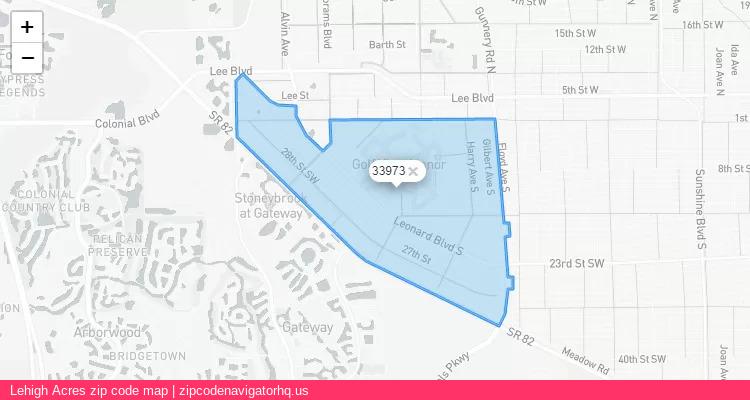 Lehigh Acres City is a small town located Florida, in the South region of the United States, and its official zip code is 33973. Lehigh Acres city more data from ValidUsapostalcodes | ValidUsapostalcodes