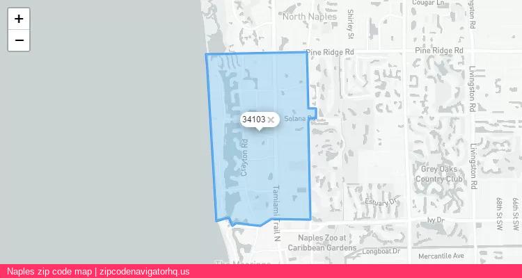 Naples City is a small town located Florida, in the South region of the United States, and its official zip code is 34103. Naples city more data from ValidUsapostalcodes | ValidUsapostalcodes