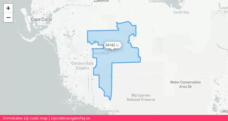 Immokalee City is a small town located Florida, in the South region of the United States, and its official zip code is 34142. Immokalee city more data from ValidUsapostalcodes | ValidUsapostalcodes