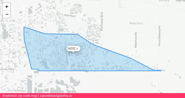 Bradenton City is a small town located Florida, in the South region of the United States, and its official zip code is 34202. Bradenton city more data from ValidUsapostalcodes | ValidUsapostalcodes