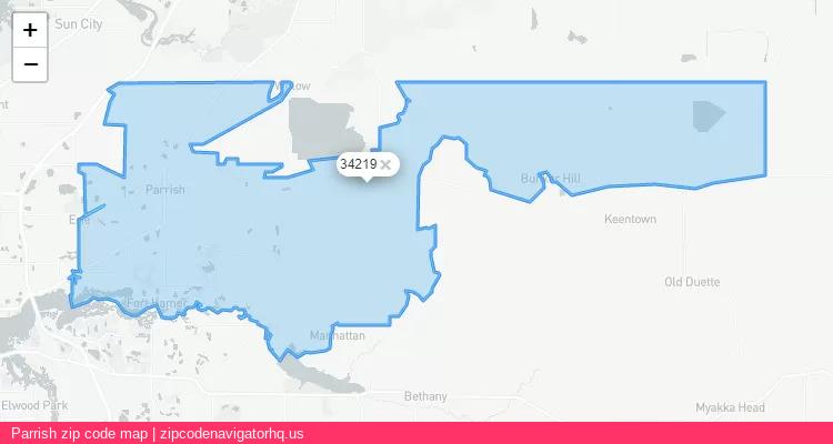 Parrish City is a small town located Florida, in the South region of the United States, and its official zip code is 34219. Parrish city more data from ValidUsapostalcodes | ValidUsapostalcodes