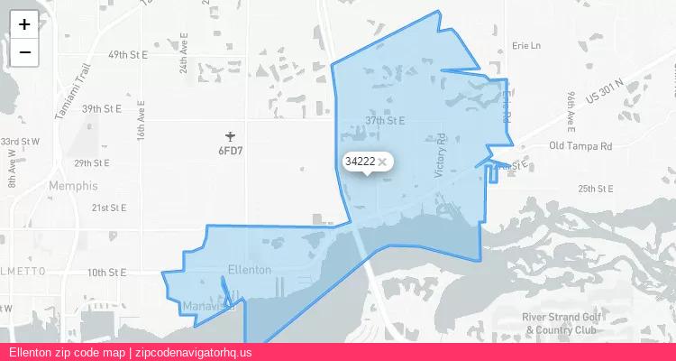 Ellenton City is a small town located Florida, in the South region of the United States, and its official zip code is 34222. Ellenton city more data from ValidUsapostalcodes | ValidUsapostalcodes