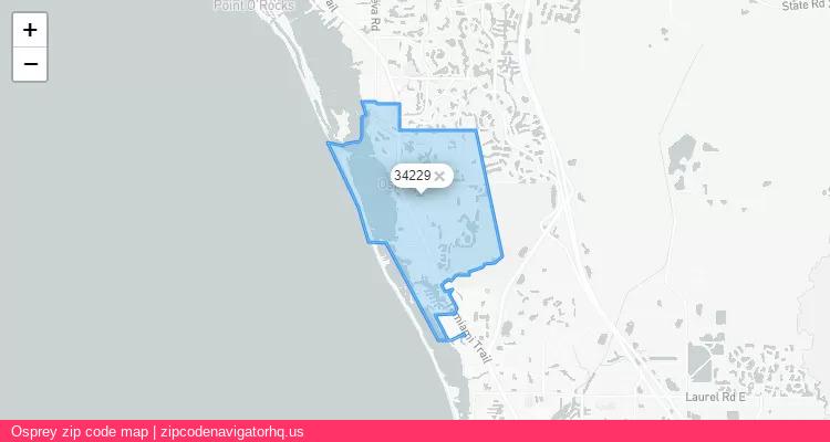 Osprey City is a small town located Florida, in the South region of the United States, and its official zip code is 34229. Osprey city more data from ValidUsapostalcodes | ValidUsapostalcodes