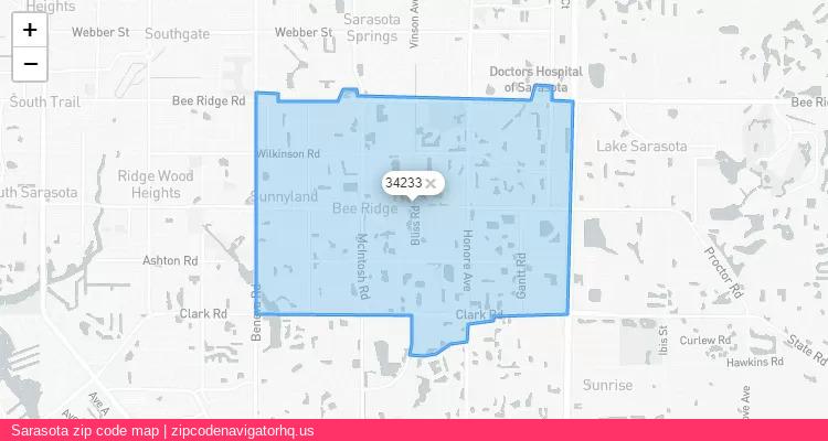 Sarasota City is a small town located Florida, in the South region of the United States, and its official zip code is 34233. Sarasota city more data from ValidUsapostalcodes | ValidUsapostalcodes