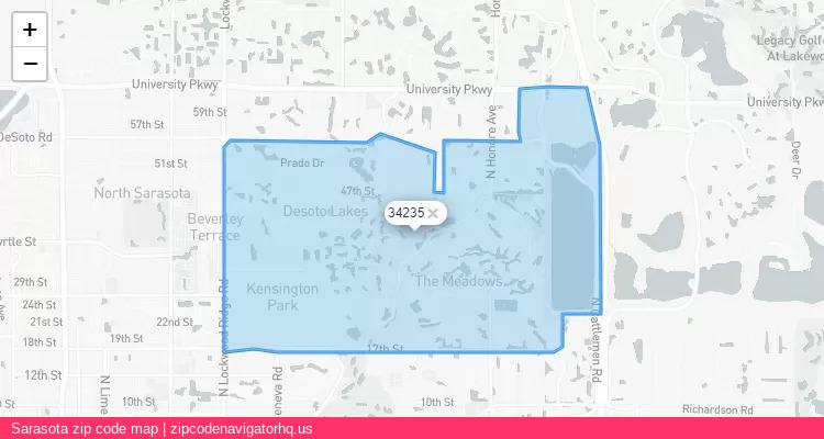 Sarasota City is a small town located Florida, in the South region of the United States, and its official zip code is 34235. Sarasota city more data from ValidUsapostalcodes | ValidUsapostalcodes