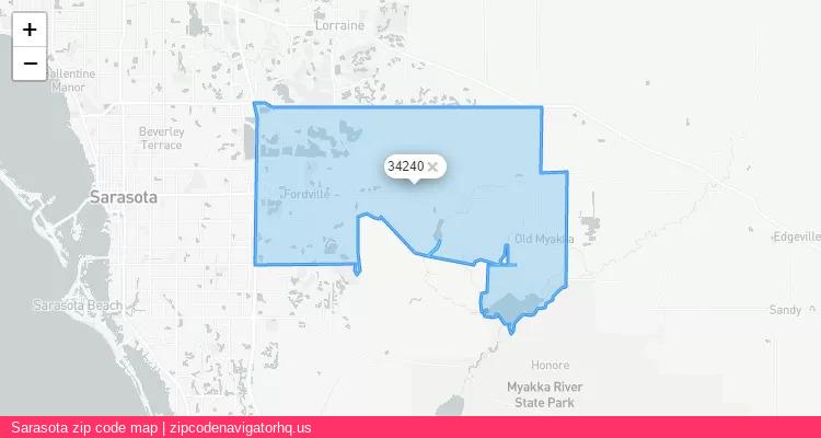Sarasota City is a small town located Florida, in the South region of the United States, and its official zip code is 34240. Sarasota city more data from ValidUsapostalcodes | ValidUsapostalcodes