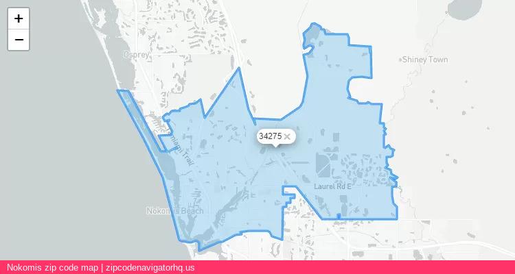 Nokomis City is a small town located Florida, in the South region of the United States, and its official zip code is 34275. Nokomis city more data from ValidUsapostalcodes | ValidUsapostalcodes