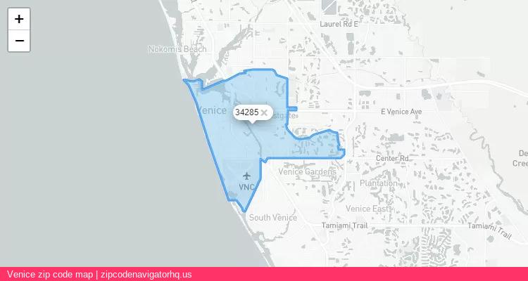 Venice City is a small town located Florida, in the South region of the United States, and its official zip code is 34285. Venice city more data from ValidUsapostalcodes | ValidUsapostalcodes