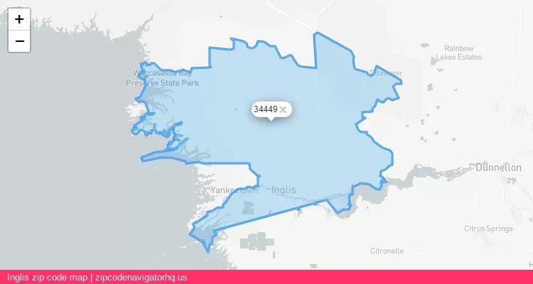 Inglis City is a small town located Florida, in the South region of the United States, and its official zip code is 34449. Inglis city more data from ValidUsapostalcodes | ValidUsapostalcodes