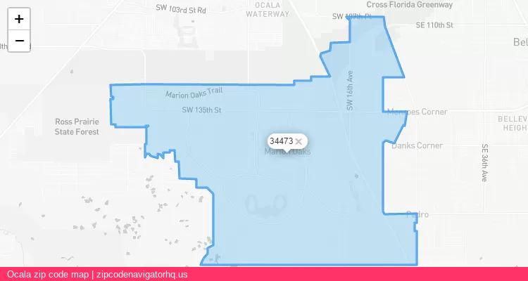 Ocala City is a small town located Florida, in the South region of the United States, and its official zip code is 34473. Ocala city more data from ValidUsapostalcodes | ValidUsapostalcodes