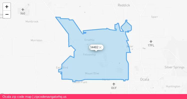 Ocala City is a small town located Florida, in the South region of the United States, and its official zip code is 34482. Ocala city more data from ValidUsapostalcodes | ValidUsapostalcodes
