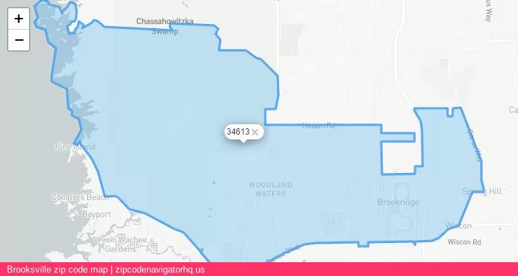 Brooksville City is a small town located Florida, in the South region of the United States, and its official zip code is 34613. Brooksville city more data from ValidUsapostalcodes | ValidUsapostalcodes