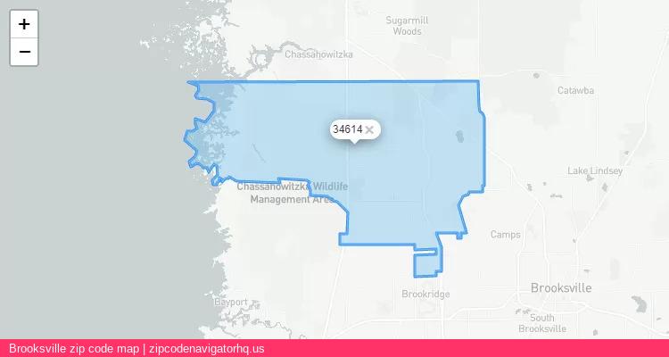 Brooksville City is a small town located Florida, in the South region of the United States, and its official zip code is 34614. Brooksville city more data from ValidUsapostalcodes | ValidUsapostalcodes