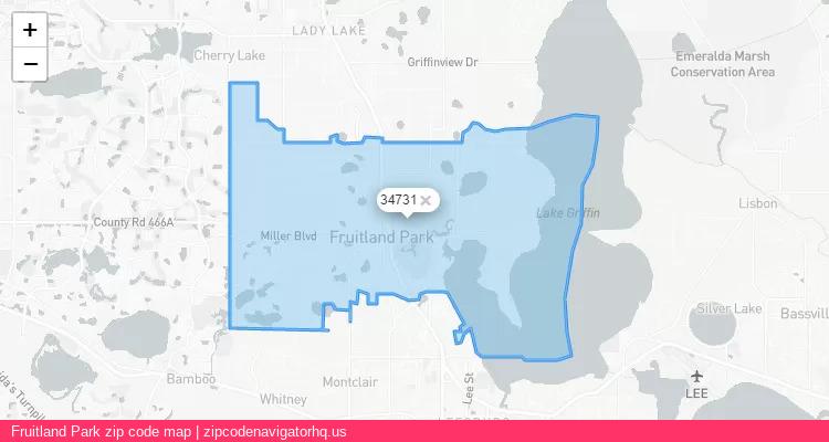Fruitland Park City is a small town located Florida, in the South region of the United States, and its official zip code is 34731. Fruitland Park city more data from ValidUsapostalcodes | ValidUsapostalcodes