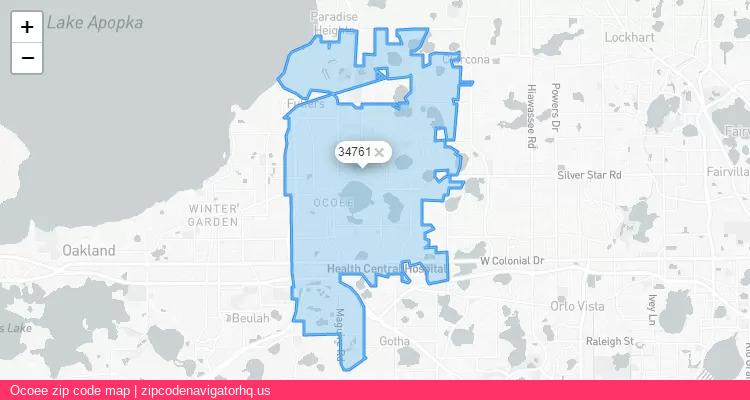 Ocoee City is a small town located Florida, in the South region of the United States, and its official zip code is 34761. Ocoee city more data from ValidUsapostalcodes | ValidUsapostalcodes