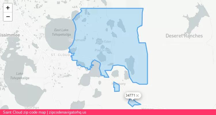 Saint Cloud City is a small town located Florida, in the South region of the United States, and its official zip code is 34771. Saint Cloud city more data from ValidUsapostalcodes | ValidUsapostalcodes
