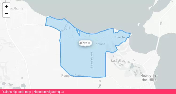 Yalaha City is a small town located Florida, in the South region of the United States, and its official zip code is 34797. Yalaha city more data from ValidUsapostalcodes | ValidUsapostalcodes