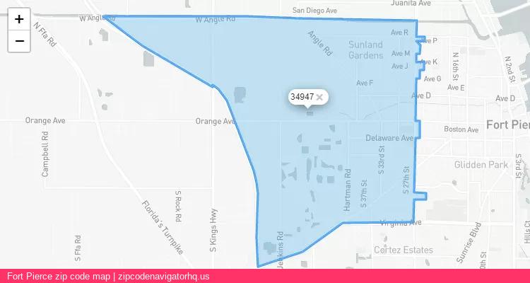 Fort Pierce City is a small town located Florida, in the South region of the United States, and its official zip code is 34947. Fort Pierce city more data from ValidUsapostalcodes | ValidUsapostalcodes