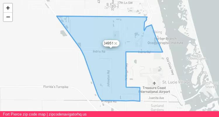Fort Pierce City is a small town located Florida, in the South region of the United States, and its official zip code is 34951. Fort Pierce city more data from ValidUsapostalcodes | ValidUsapostalcodes