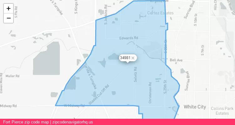 Fort Pierce City is a small town located Florida, in the South region of the United States, and its official zip code is 34981. Fort Pierce city more data from ValidUsapostalcodes | ValidUsapostalcodes