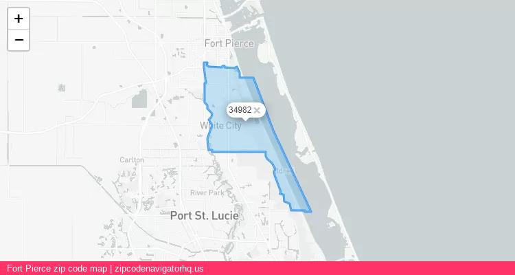 Fort Pierce City is a small town located Florida, in the South region of the United States, and its official zip code is 34982. Fort Pierce city more data from ValidUsapostalcodes | ValidUsapostalcodes