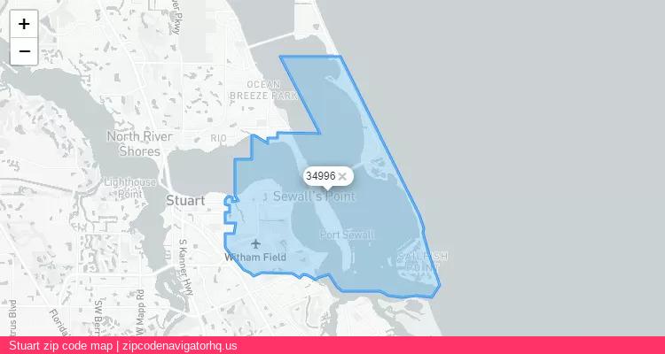 Stuart City is a small town located Florida, in the South region of the United States, and its official zip code is 34996. Stuart city more data from ValidUsapostalcodes | ValidUsapostalcodes