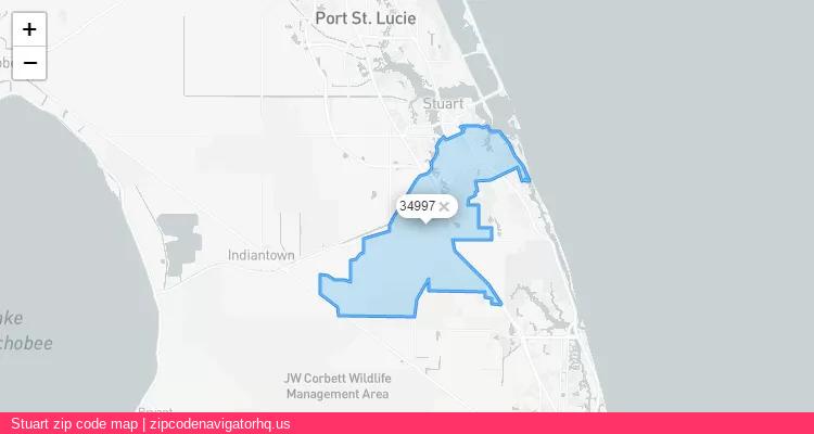 Stuart City is a small town located Florida, in the South region of the United States, and its official zip code is 34997. Stuart city more data from ValidUsapostalcodes | ValidUsapostalcodes
